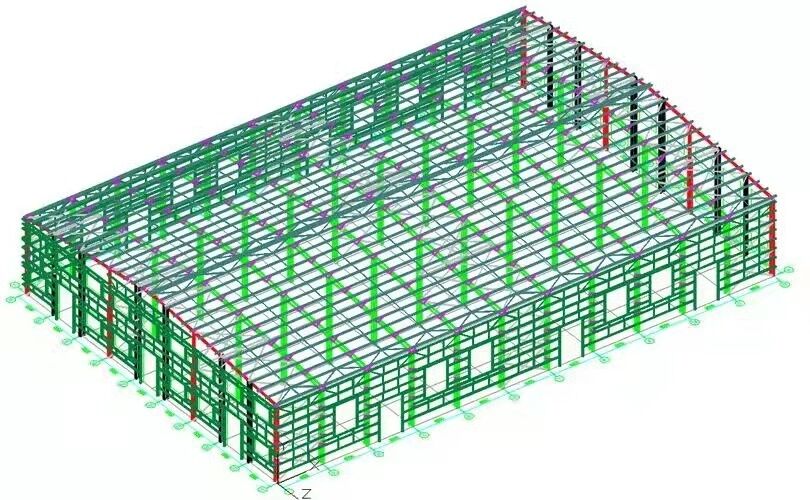 Computer Structural Steel Modeling Steel Structure Detailing Services with TEKLA 3D Modeling Optimization