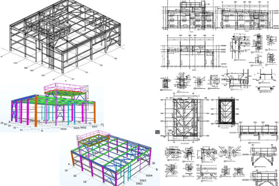 Steel Modeling Professional Steel Structure Detailing Services Optimized Via TEKLA 3D ...